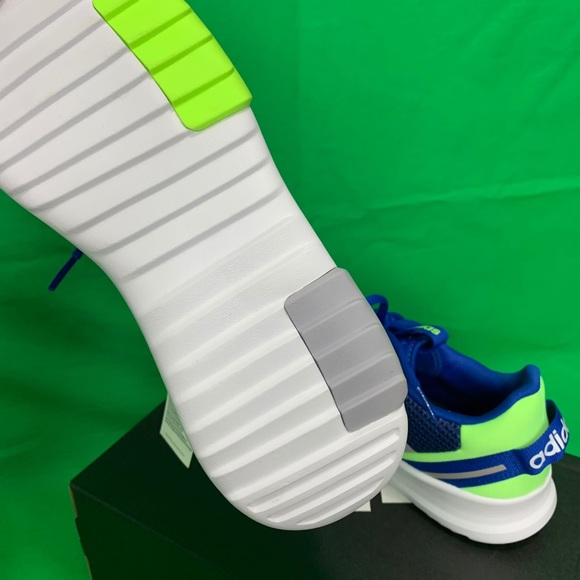 Adidas Racer TR 2.0 K White/Blue Size 5.5 - Picture 11 of 11